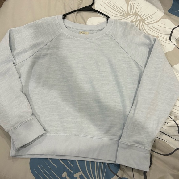 💥PRICE⬇️ J CREW • Lt . Blue Vintage Fleece • S - Picture 2 of 8